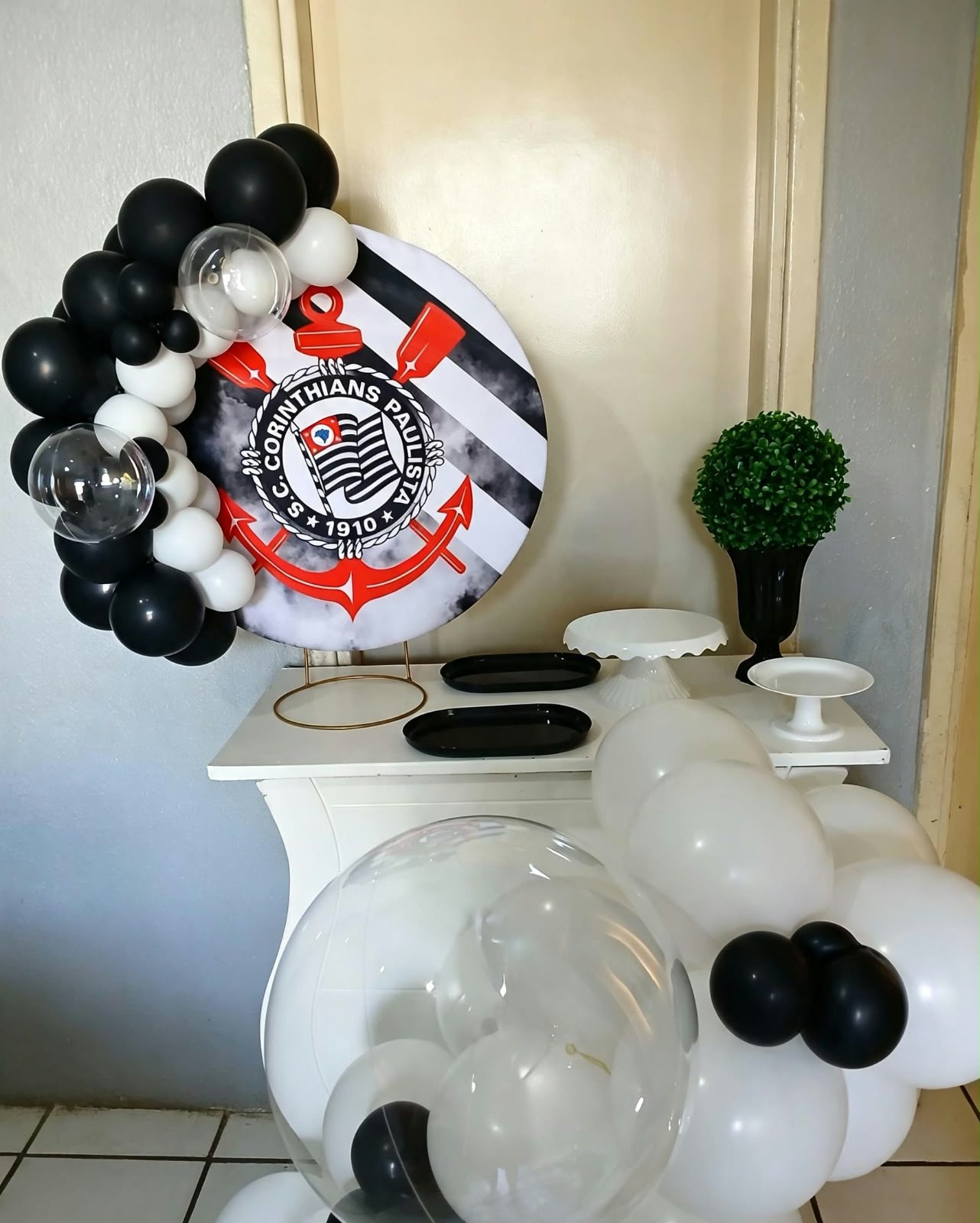 Decoração Branco & Rosa Sofisticado - MV Decorações