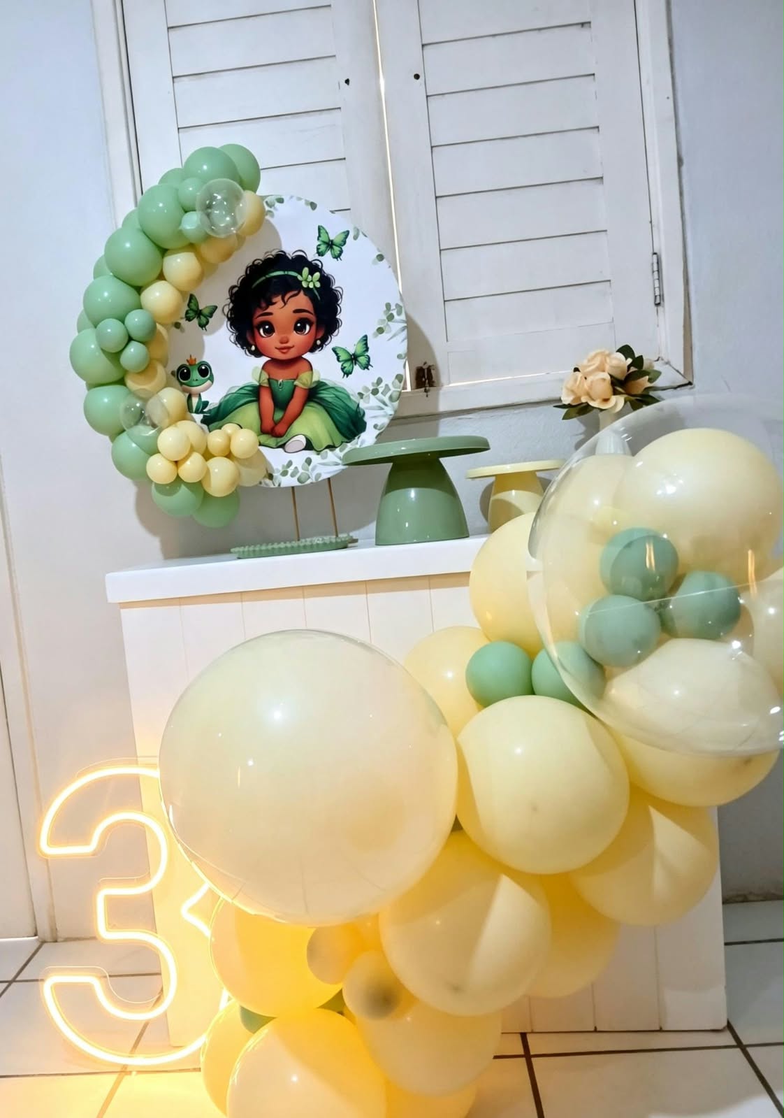 Decoração Arco & Balões Rosas - MV Decorações